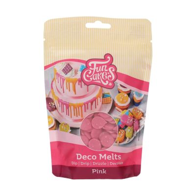 FunCakes Deco Melts -Бонбонки за топене - Pink - 250 грама