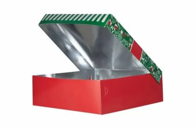 Кутия No11 - За  торта -  Merry Christmas - 30x30x10 cm