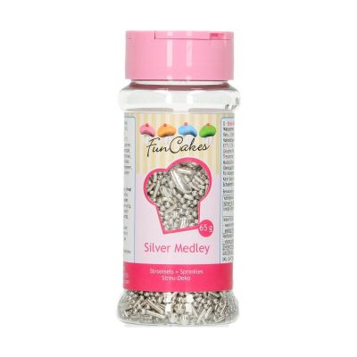 Захарна декорация -  Medley - Silver- 65  грама
