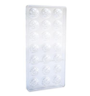 Поликарбонатна форама за бонбони - Рози - Scrapcooking