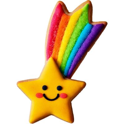 Метален резец - Падаща звезда - 7,5 см - Wilton