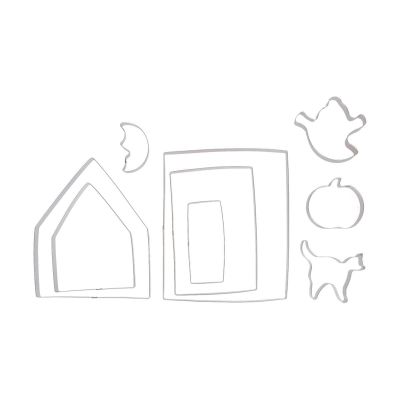 Комплект метални резци - Страшна къща - 9 броя - Wilton