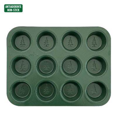 Тава за 12 мъфина - Celebration - Green