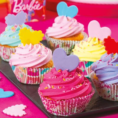 Хартиени форми за мъфини - Barbie Style 3 - 36 броя