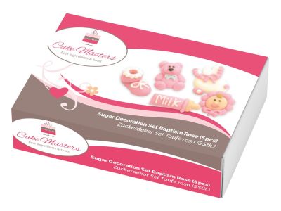 Захарна декорация - It`s a girl- 5 броя - Cake Masters