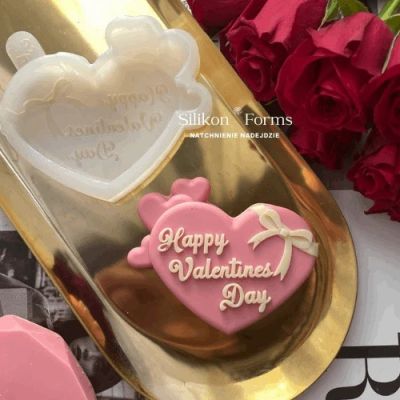 Силиконов молд - Надпис - Happy Valentines Day - Silikonforms