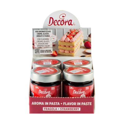 Овкусителна паста - Ягода - 100 гр. - Decora