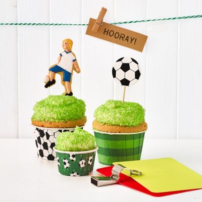 Форми за  мини мъфини - Mini-Crinkle Football - 36 броя