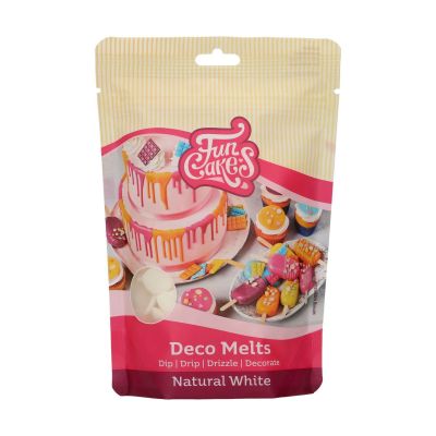 FunCakes Deco Melts -Бонбонки за топене - Snow White  - NO E171 -250 грама