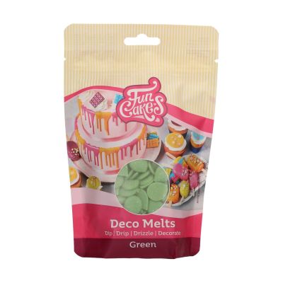 FunCakes Deco Melts -Бонбонки за топене - Green - 250 грама