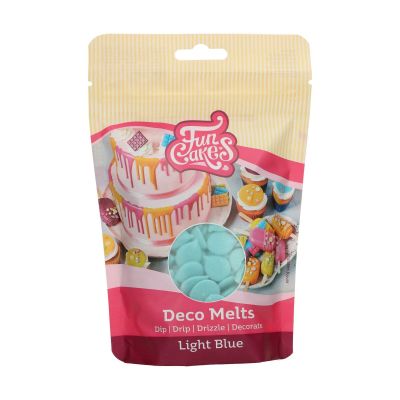 FunCakes Deco Melts -Бонбонки за топене - Light Blue - 250 грама