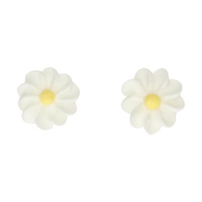 Захарна декорация - White Daisies - 16бр - FunCakes