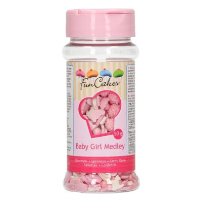 Захарна декорация - Medley -Baby Pink- 50гр