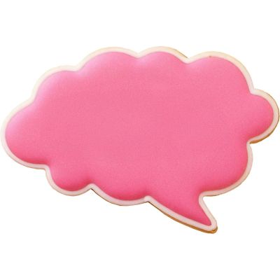 Метален резец - Комикс балон- 7,5 см - Wilton