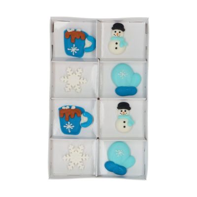 Захарна декорация - Cozy Winter - 8 броя - Wilton