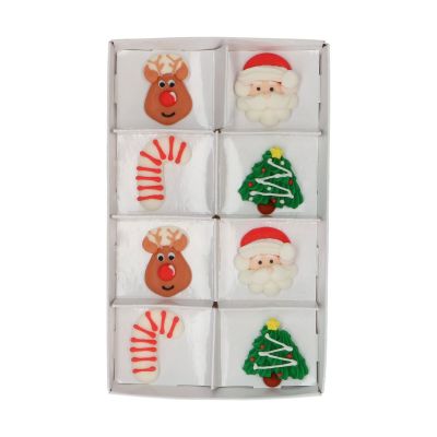 Захарна декорация - Merry Christmas- 8 броя - Wilton