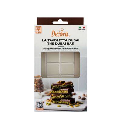 Поликарбонатна форма за Дубайски шоколад - 70 x 150 x 20 h mm 