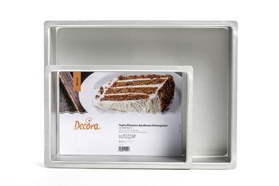 Правоъгълна алуминива професионална тава - 30 х 40 х 10 см