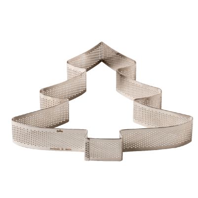 Перфориран ринг за тарт - Елха - 24 х 24 х 3,5 см