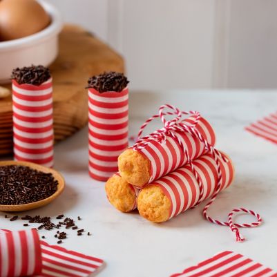 Хартиени форми за цилиндрични сладки Cartuccia – 50 бр