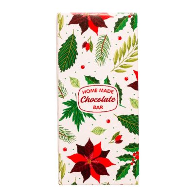 Комплект кутии за шоколад - Коледна звезда - 7.5 x 16 x 2.5 см - 5 броя