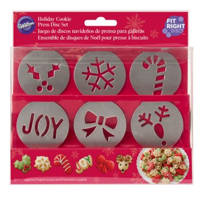 Комплект дискове за преса за бисквитки - 6 броя