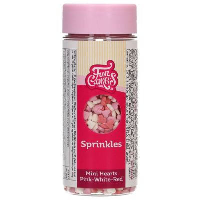 Захарна декорация - Мини сърца - 60 гр.