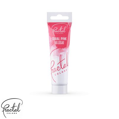 Концентрирана гел боя - Coral Pink - 30гр. - Fractal Color