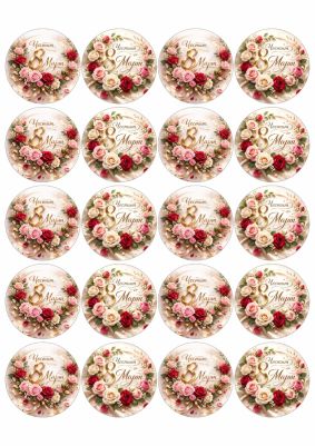 Принт декорация - 8 март - 6