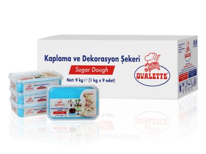 Захарно тесто - Ovalette - Синьо - 1 кг