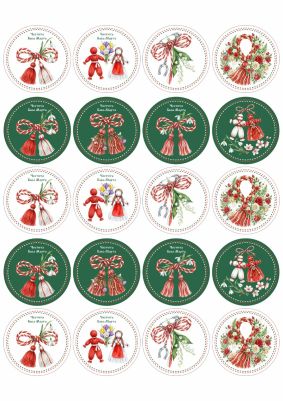 Принт декорация - Баба Марта 22