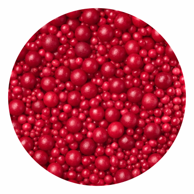 Захарни перли - Бордо микс- 100 гр.