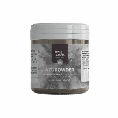 Прахообразна боя - Сребро - 20гр. - Azucren