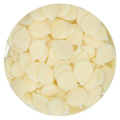 FunCakes Deco Melts -Бонбонки за топене - White - 250 грама
