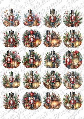 Принт декорация - Коледа 170