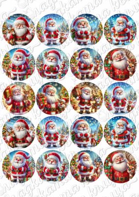 Принт декорация - Коледа 176