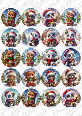 Принт декорация - Коледа 183