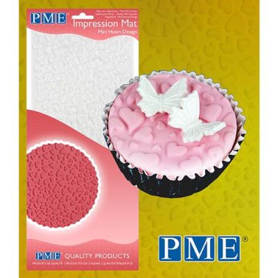Текстурна подложка - Мини сърца - PME