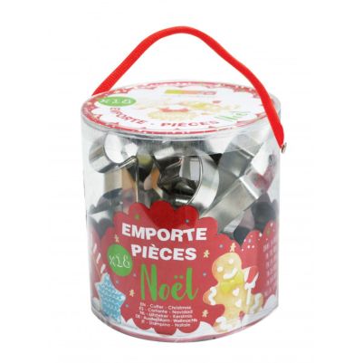 Комплект метални резци - 18 броя - Christmas - Scrapcooking