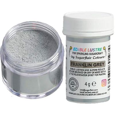 Прахообразна боя - Lustre Franklin Grey - 4 гр - Sugarflair