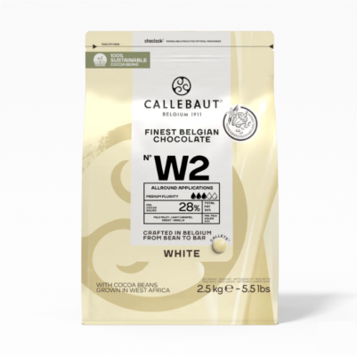 Callebaut Chocolate N° W2 - Бял шоколад - 2.5 kg