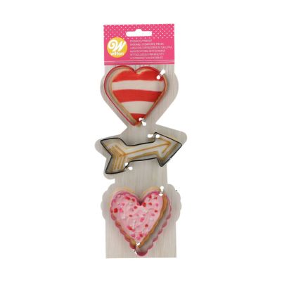 Комплект метални резци - Valentine`s day - 3 броя