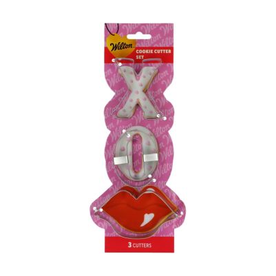 Комплект метални резци - Свети Валентин - 3 броя - Wilton 