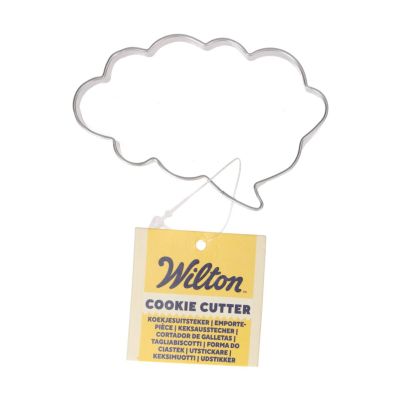 Метален резец - Комикс балон- 7,5 см - Wilton
