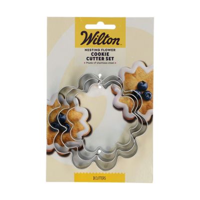 Комплект метални резци - Цвете - 3 броя - Wilton