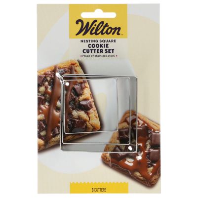Комплект мететални резци - Квадрати - 5- 7 см - Wilton