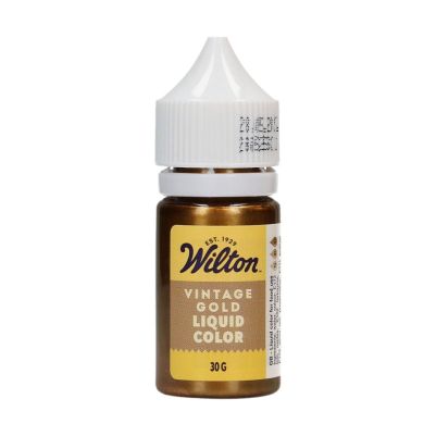 Течна боя - Старо злато - 30 g - Wilton