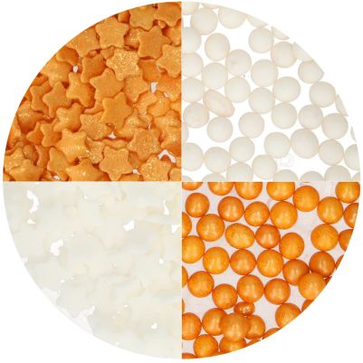 Захарна декорация - 4 в 1 Mix Twinkling Stars - 100 гр - Wilton