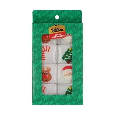 Захарана декорация - Merry Christmas- 8 броя - Wilton