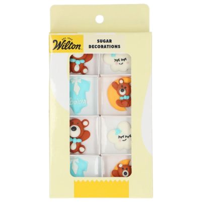 Захарна декорация - Baby Bliss Blue - Wilton - 8 бр